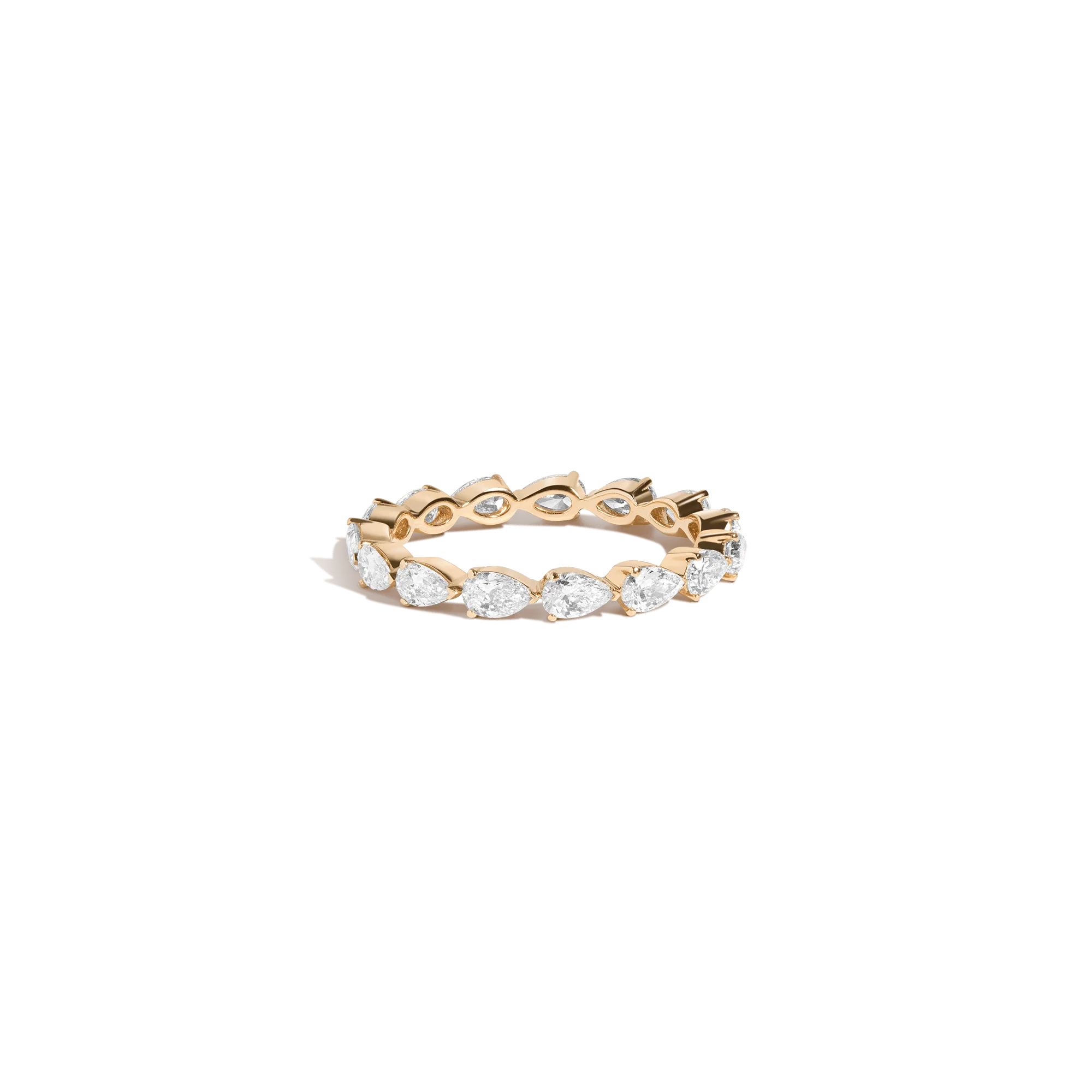 Pear Lab Grown Diamond Eternity Ring - Image 4