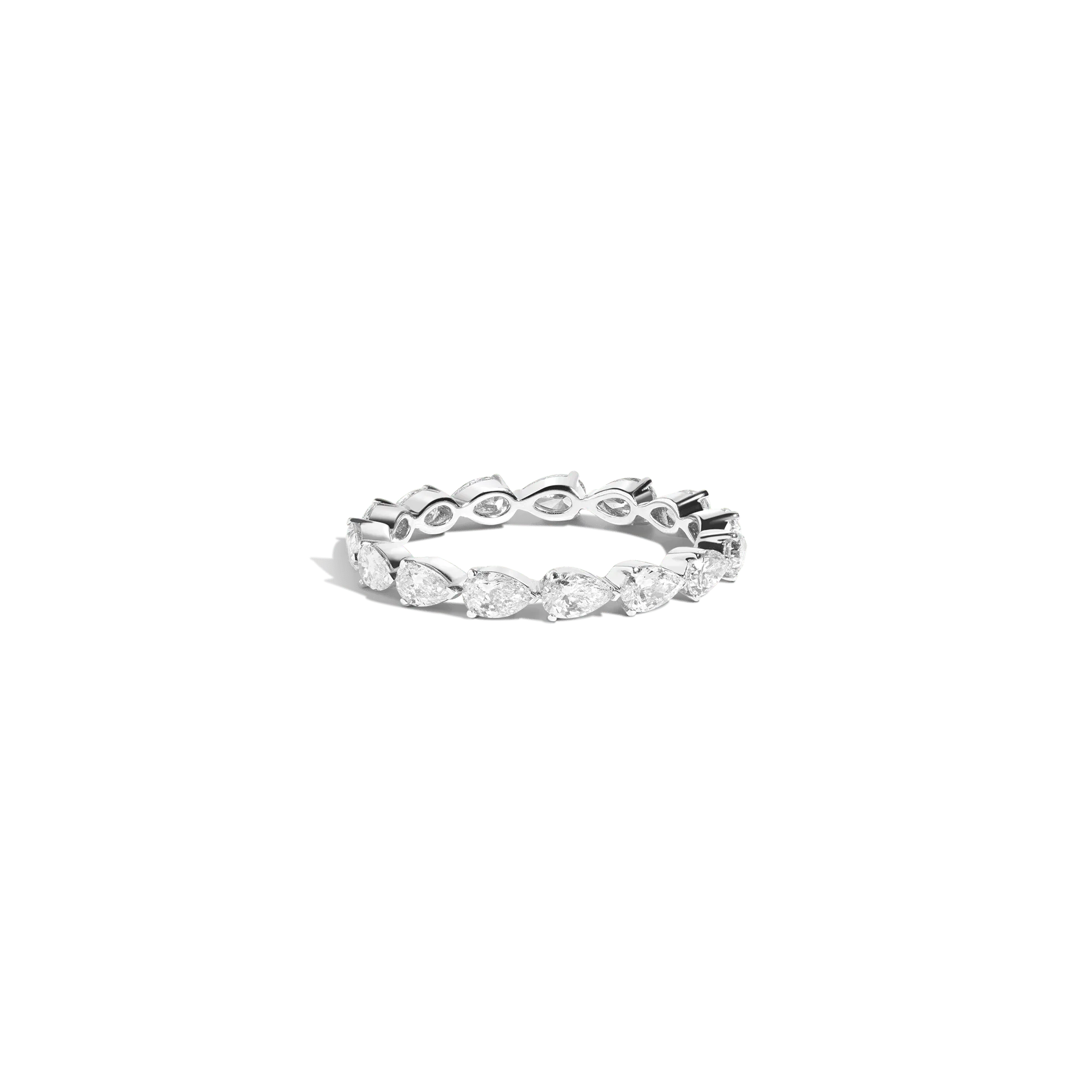 Pear Lab Grown Diamond Eternity Ring - Image 6