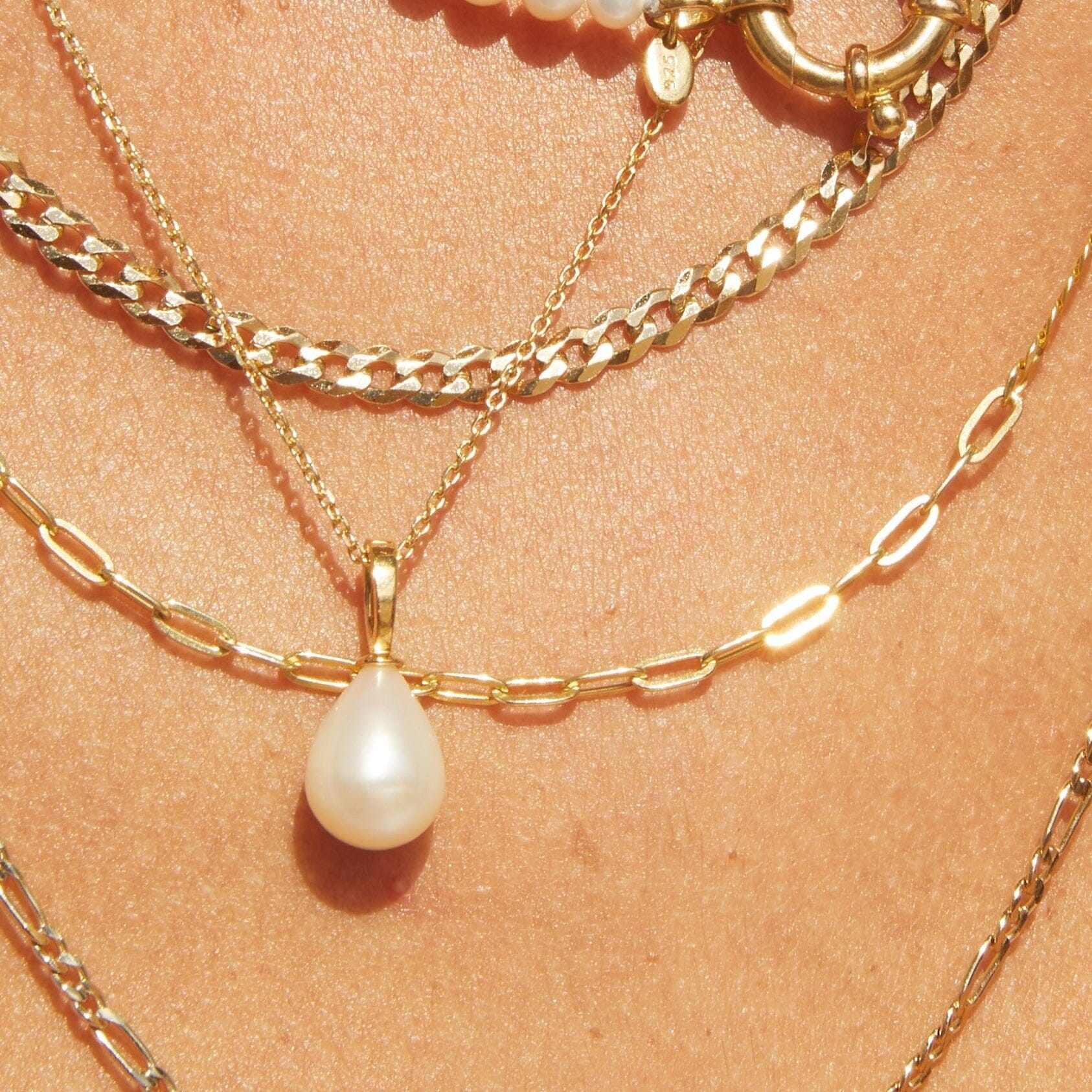 Pearl Drop Necklace - Image 6