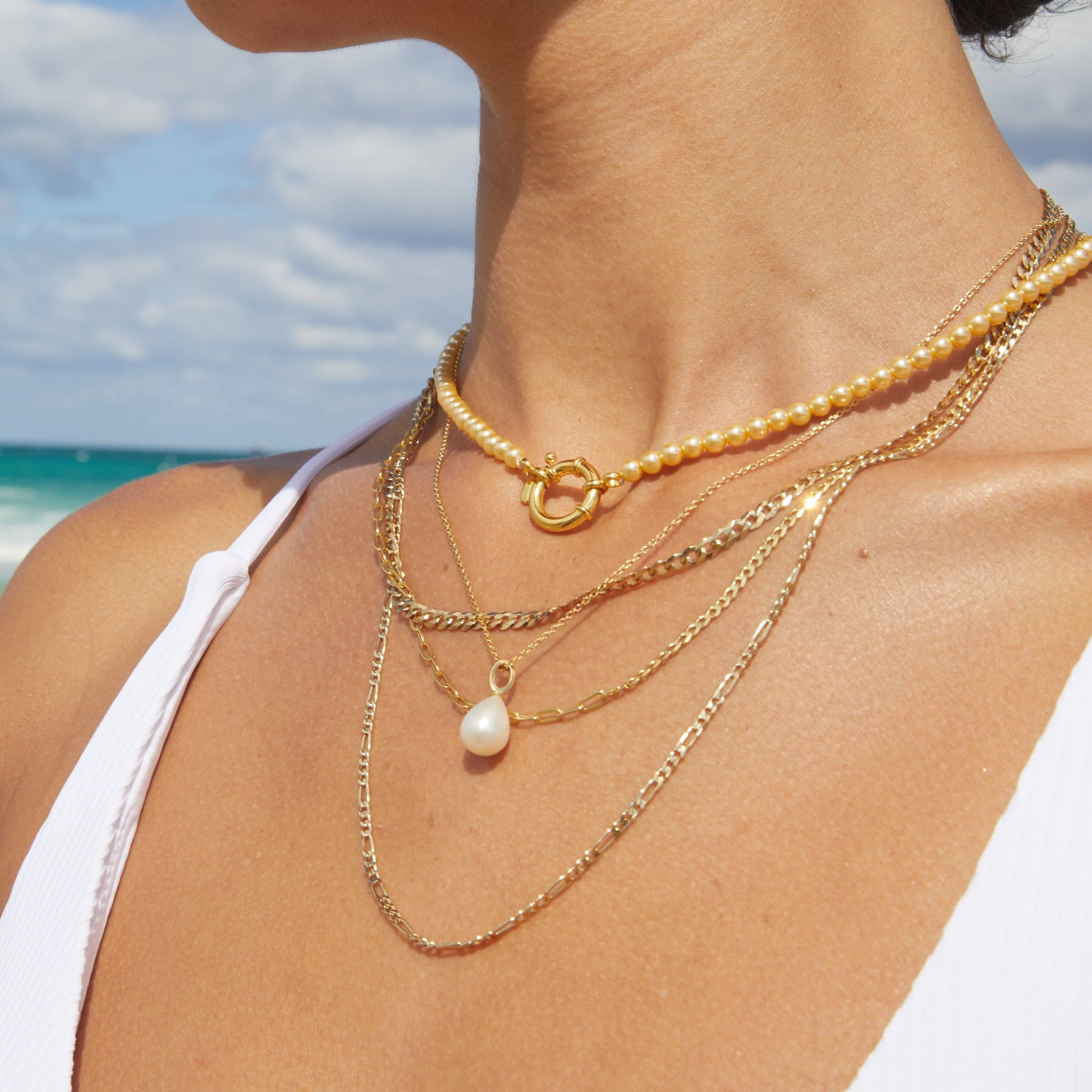 Pearl Drop Necklace - Image 8