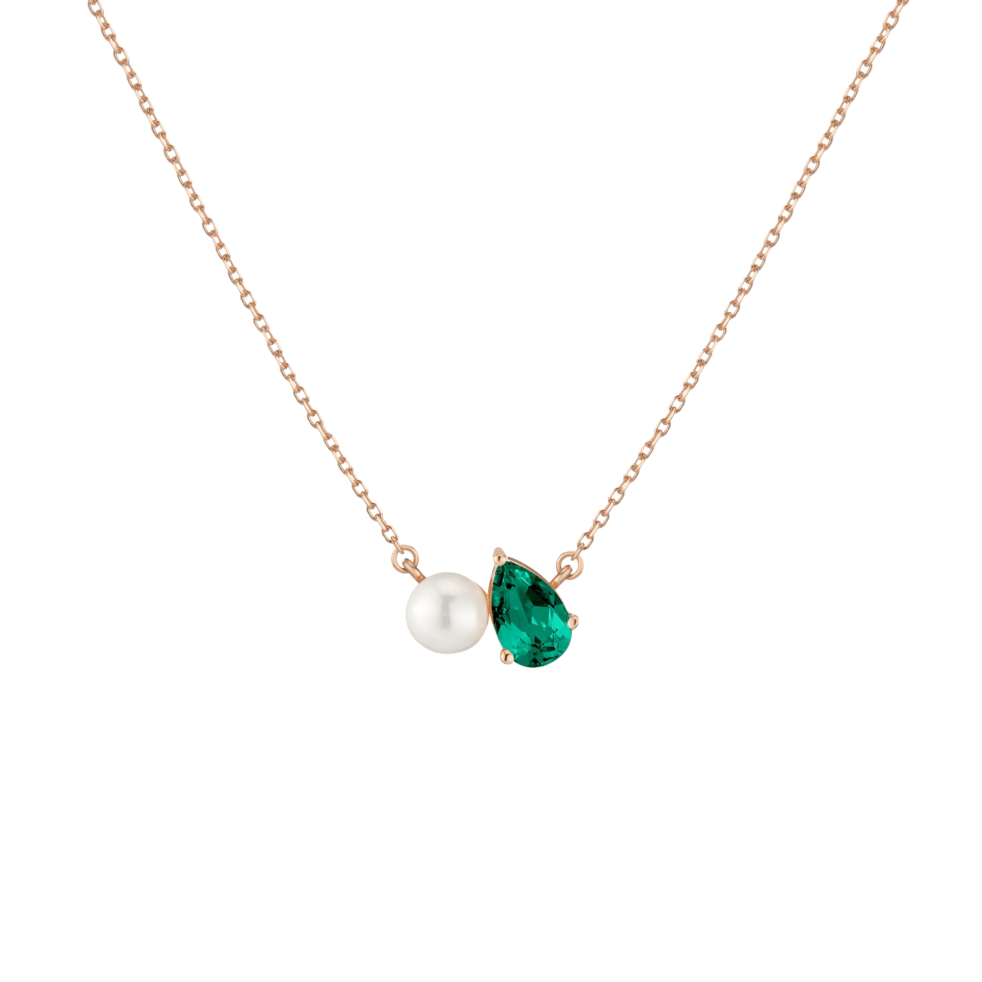 Pearl Toi et Moi Necklace - Image 2