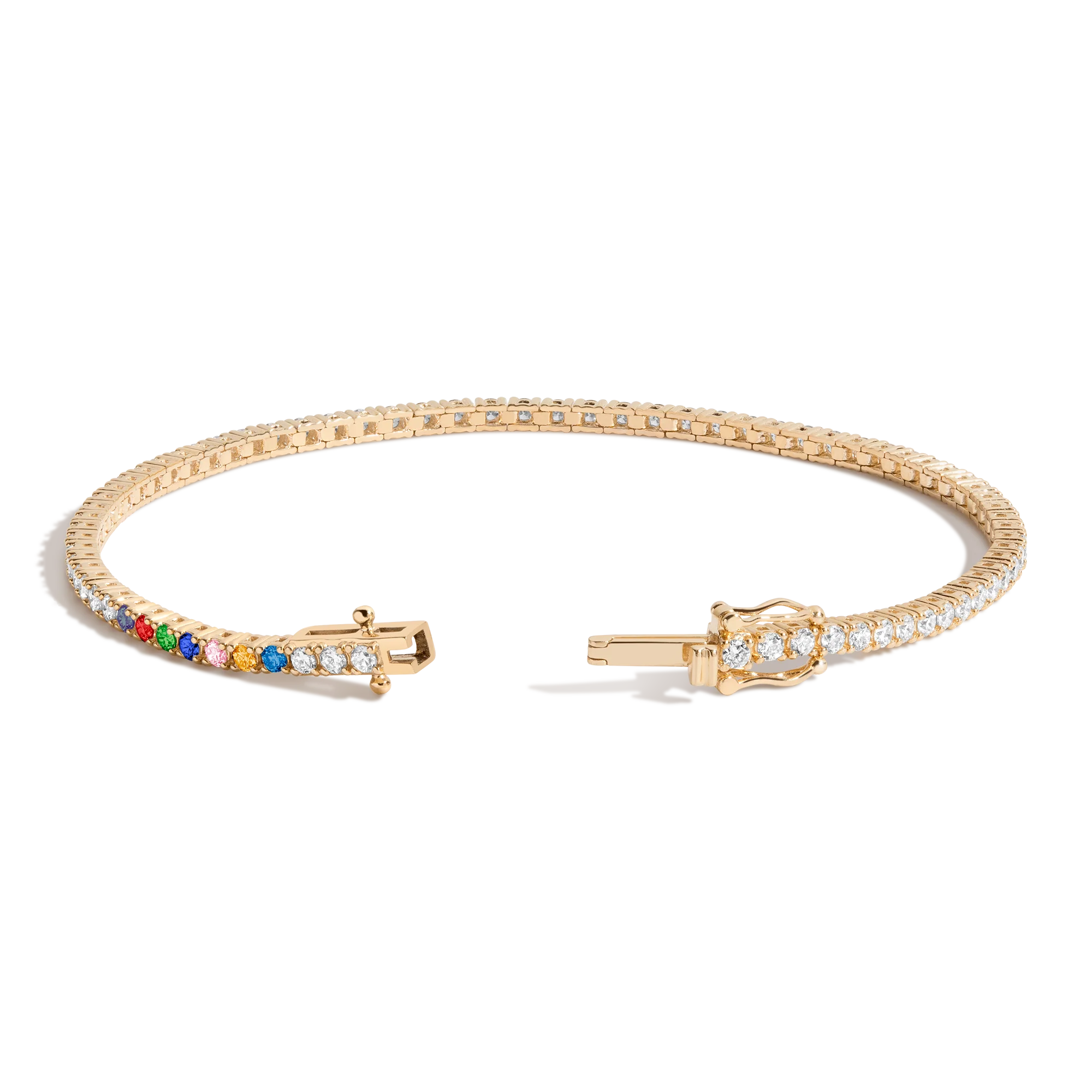 Personalized Lab Grown Diamond Tennis Bracelet