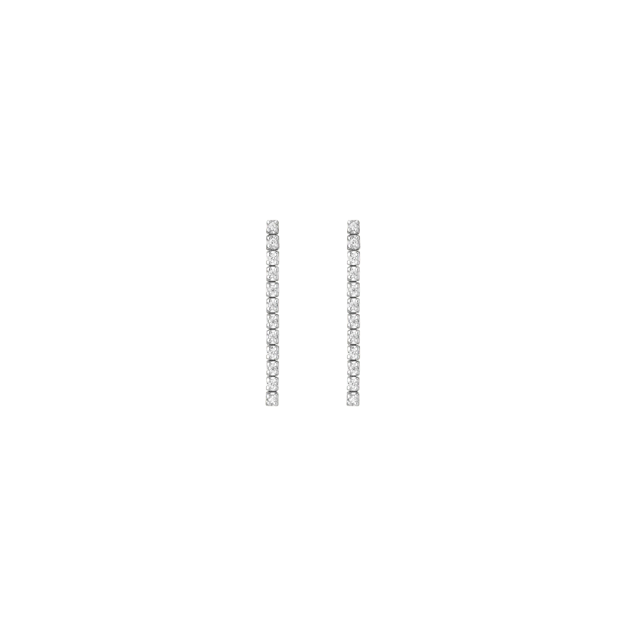 Petite Lab Grown Diamond Tennis Earrings - Image 11