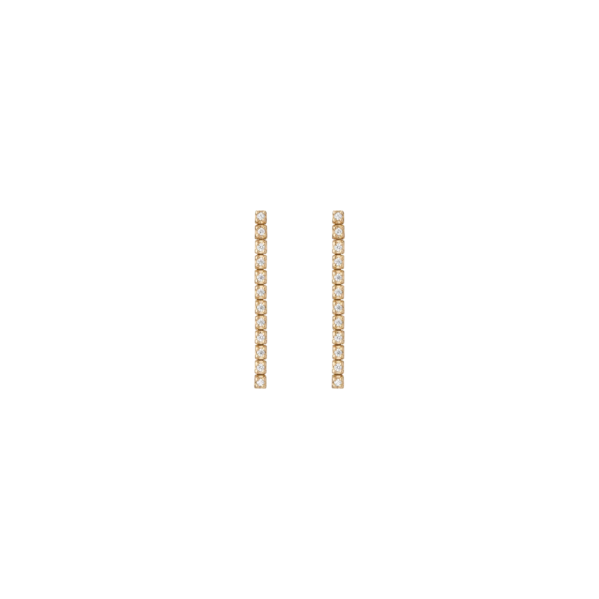 Petite Lab Grown Diamond Tennis Earrings - Image 12
