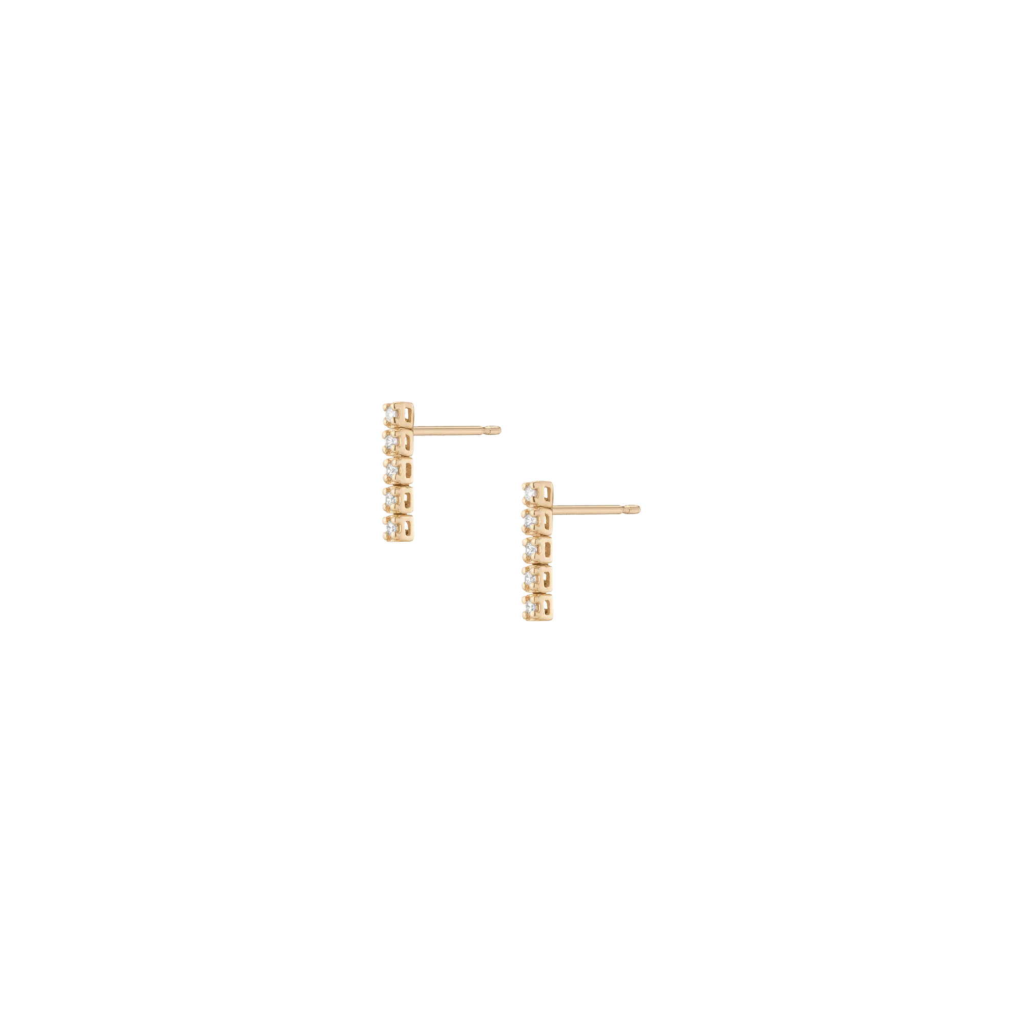 Petite Lab Grown Diamond Tennis Earrings - Image 18
