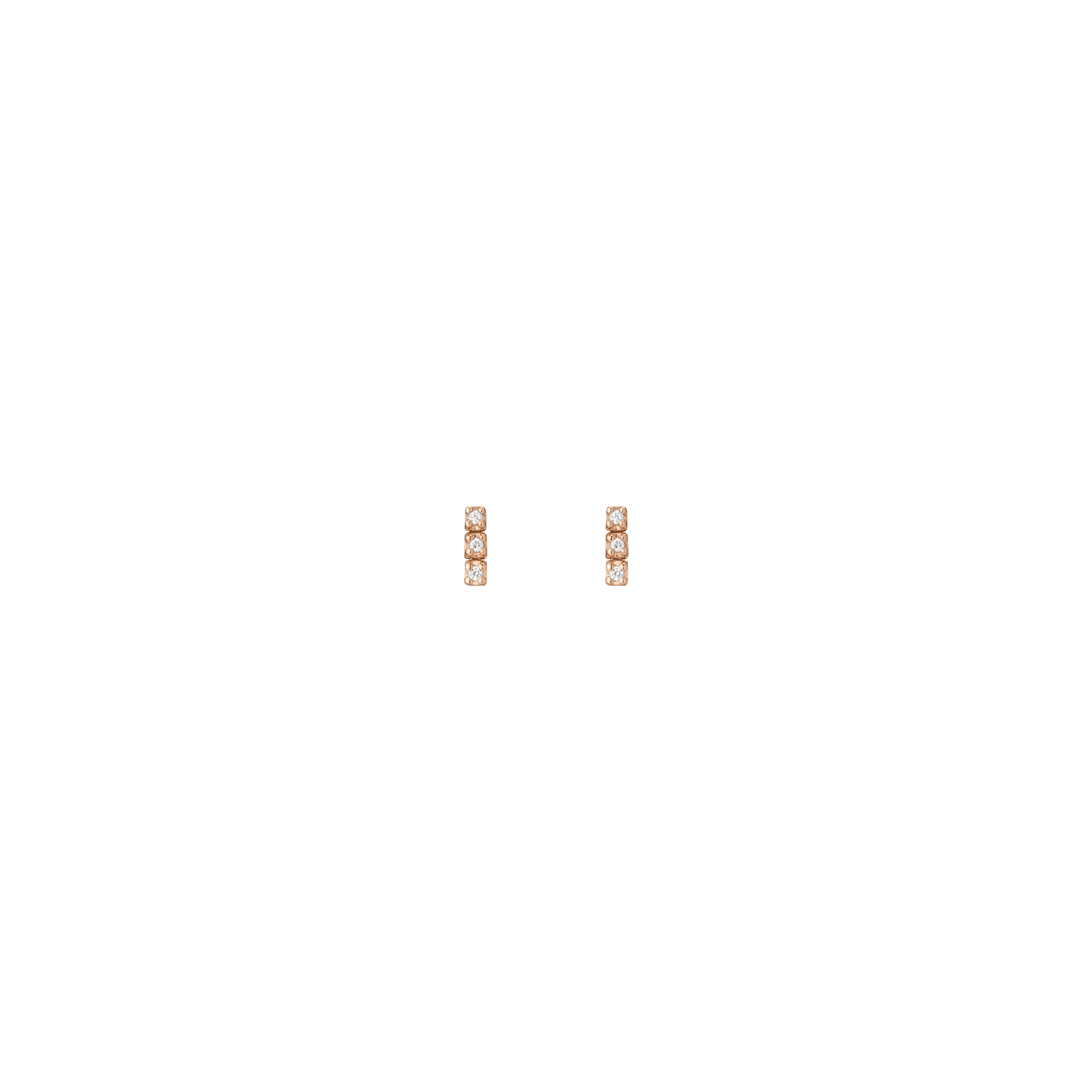 Petite Lab Grown Diamond Tennis Earrings - Image 4