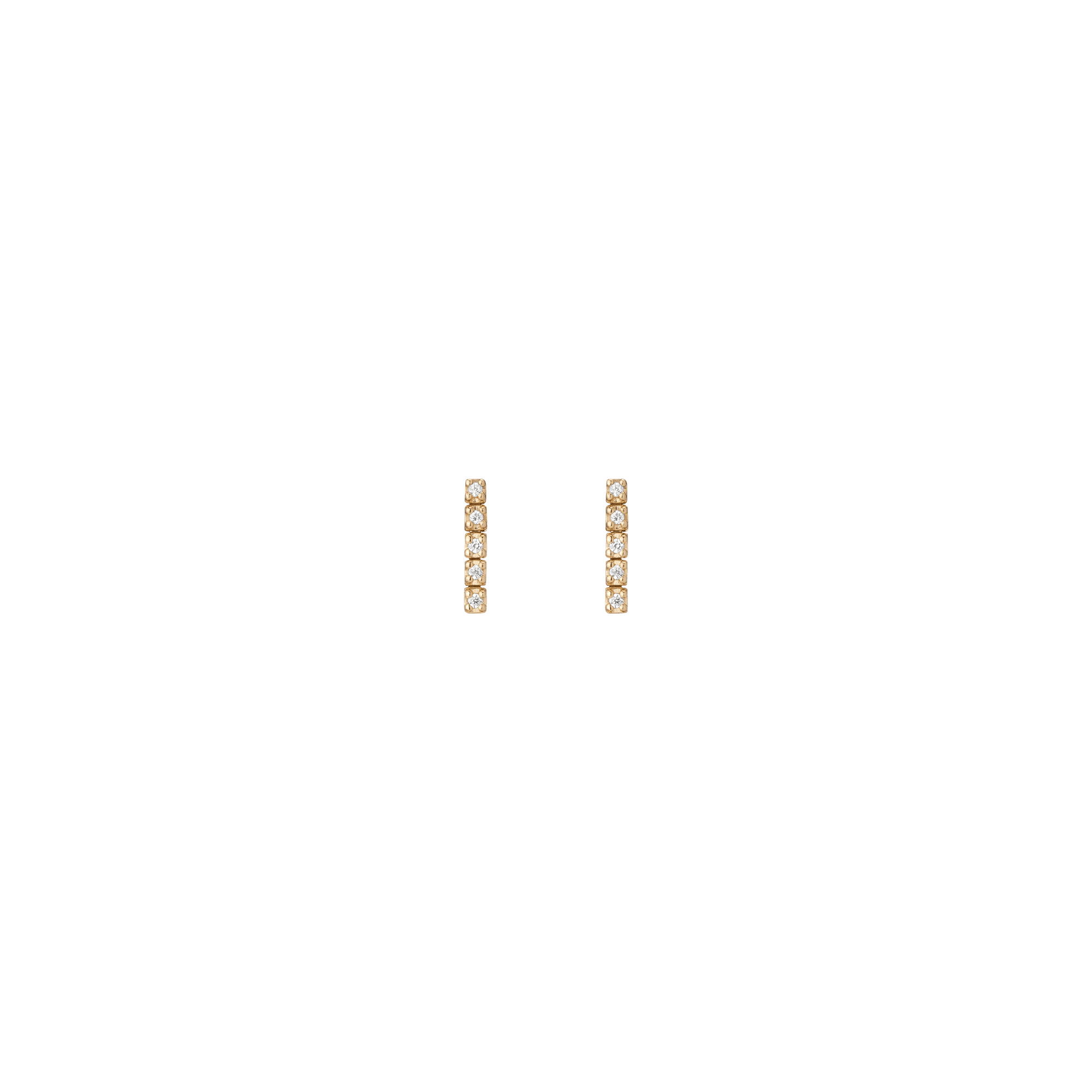 Petite Lab Grown Diamond Tennis Earrings - Image 6