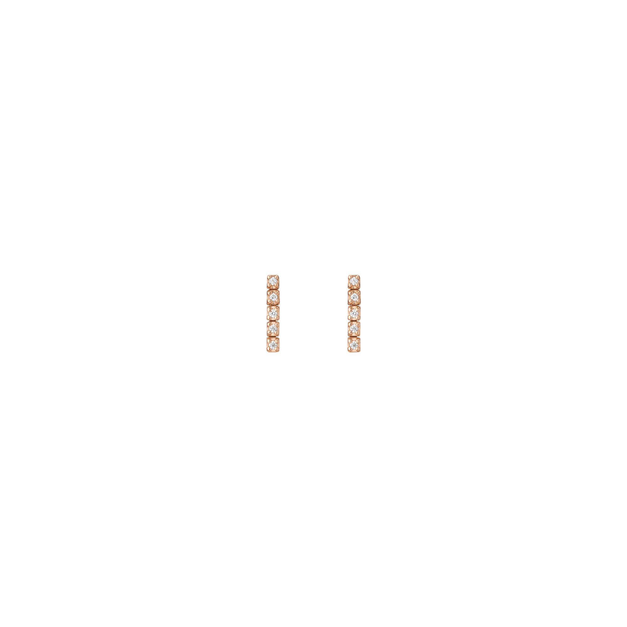 Petite Lab Grown Diamond Tennis Earrings - Image 7