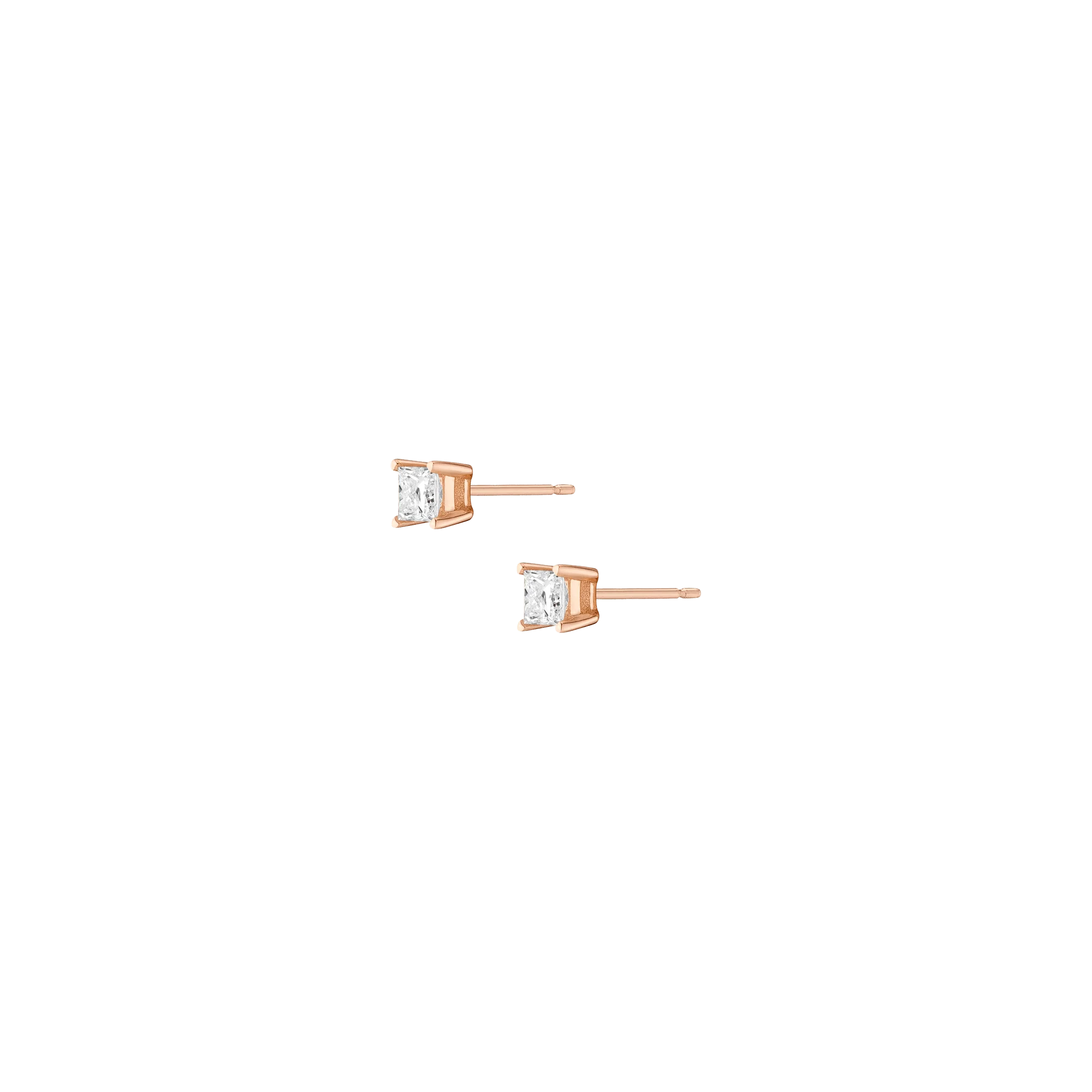 Princess Lab Grown Diamond Studs - Image 6