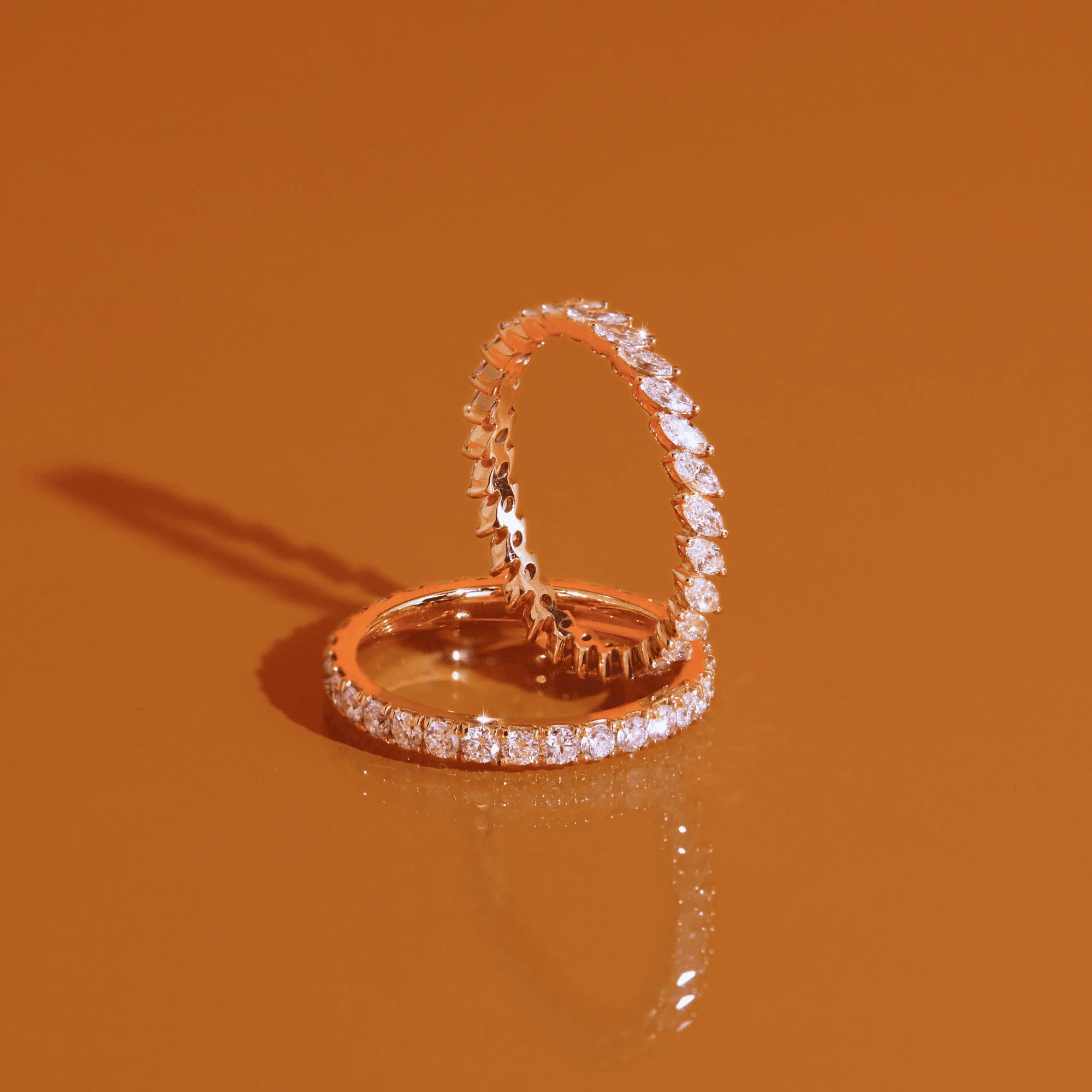 1ct Round Lab Grown Diamond Eternity Ring - Image 7