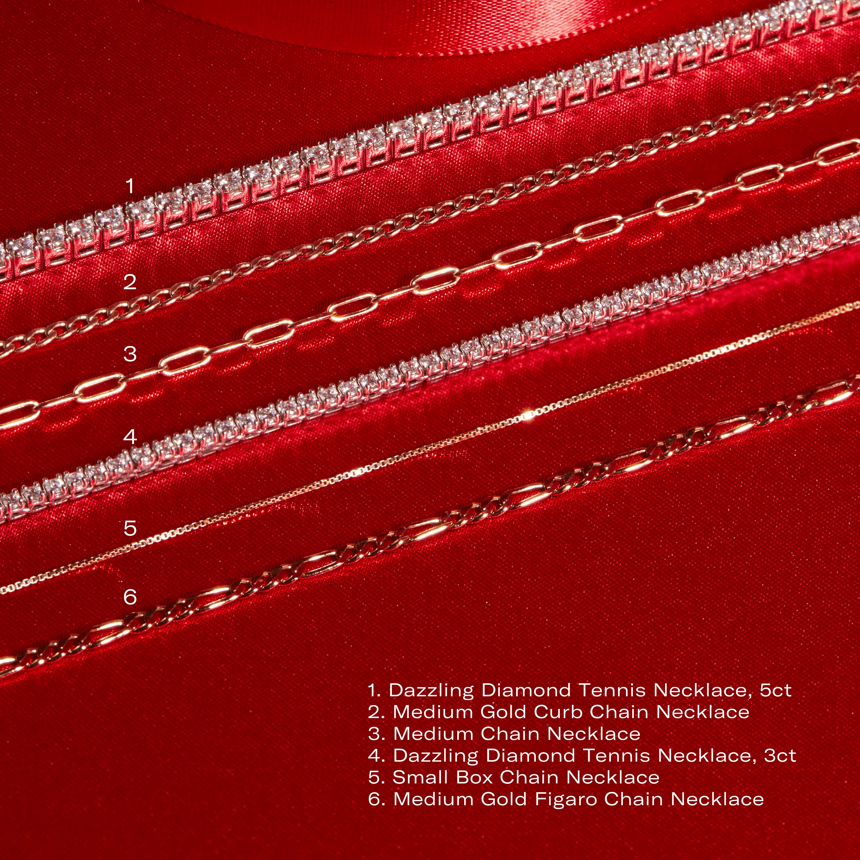 Small Box Chain Necklace - Image 5
