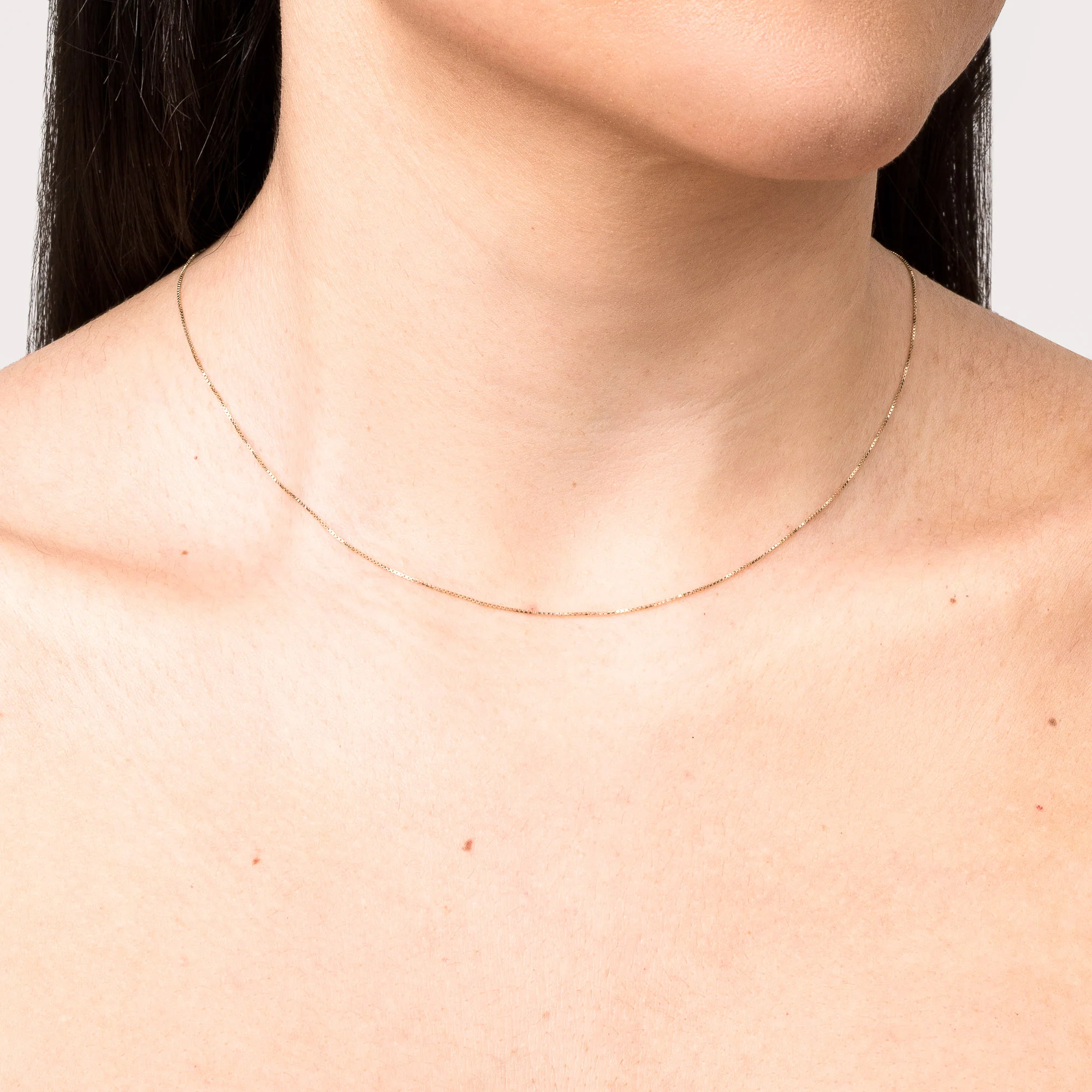 Small Box Chain Necklace - Image 9