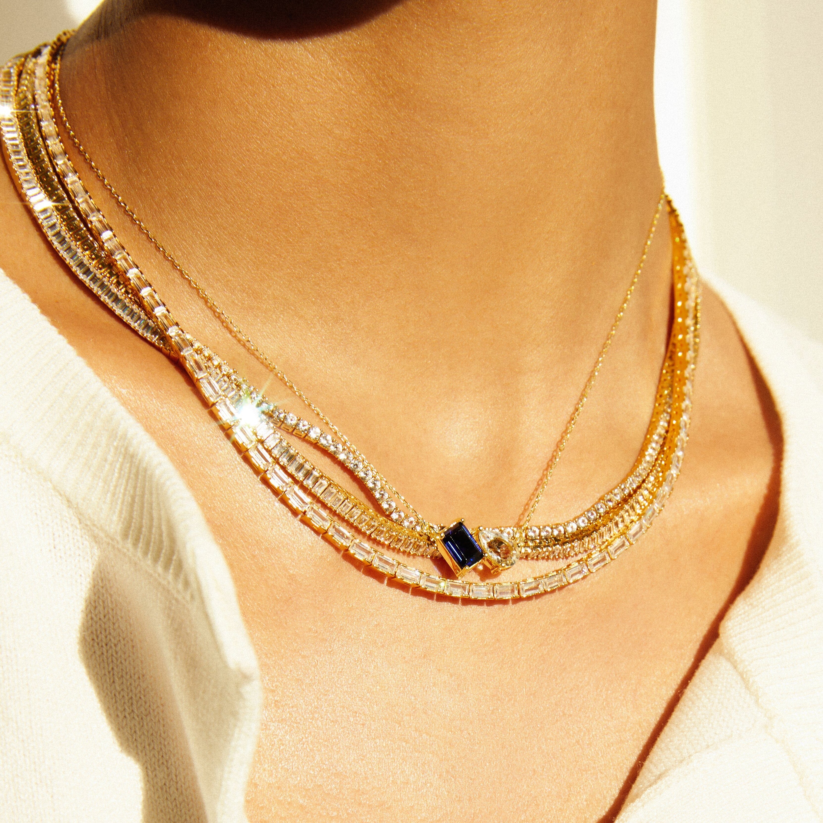 Toi et Moi Gemstone Heirloom Necklace - Image 11
