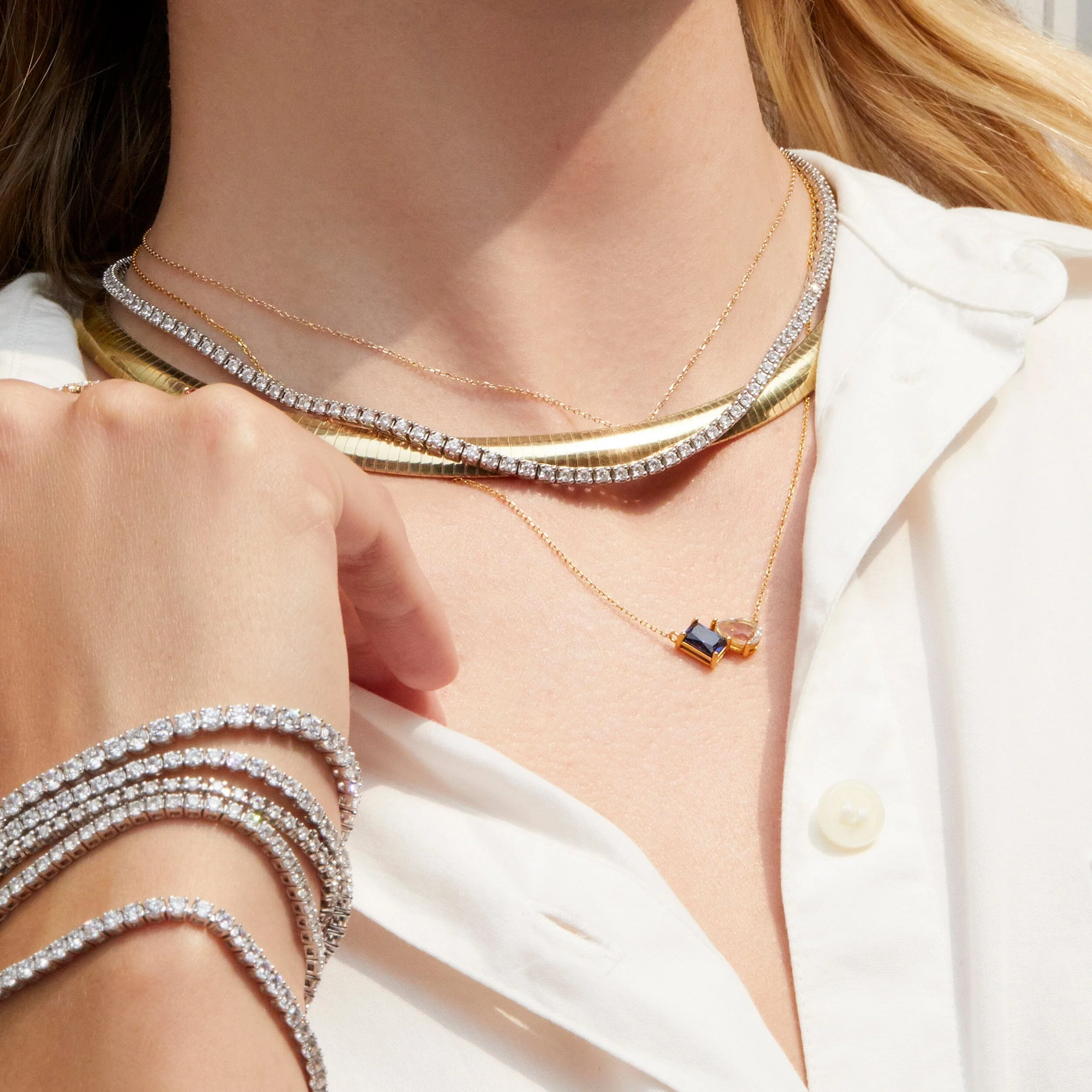 Toi et Moi Gemstone Heirloom Necklace - Image 16