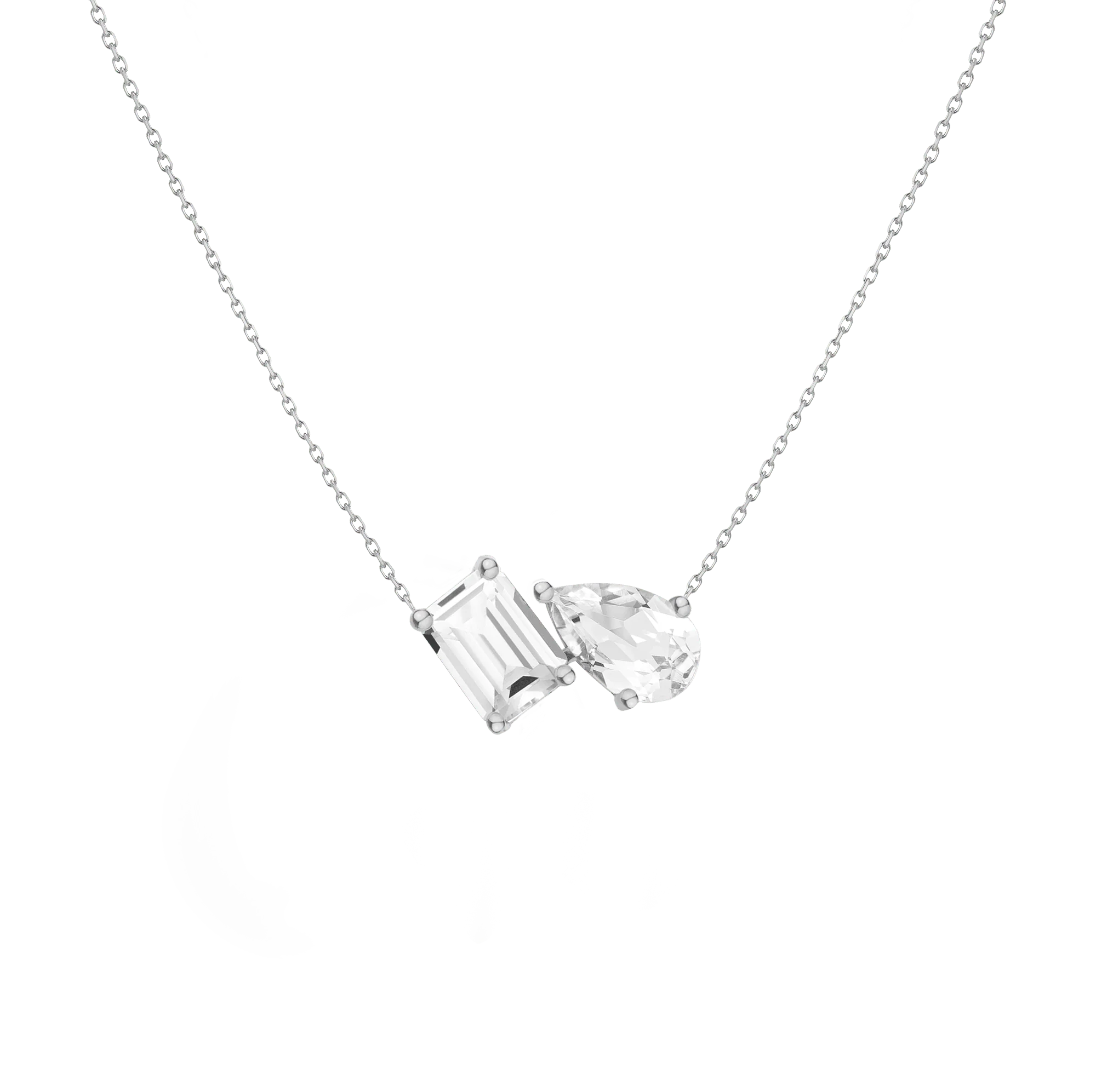 Toi et Moi Gemstone Heirloom Necklace - Image 3