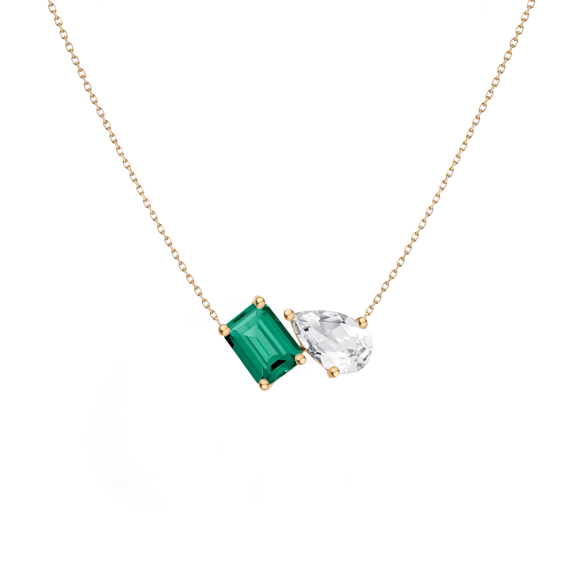 Toi et Moi Gemstone Heirloom Necklace - Image 5