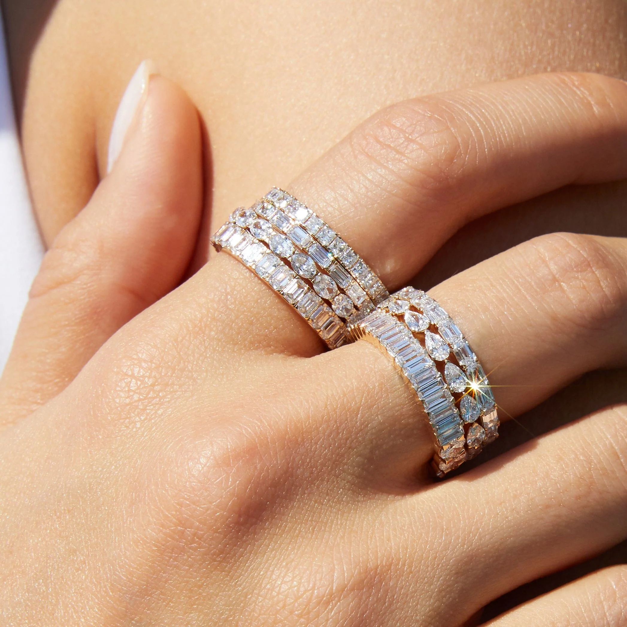 Two-in-One Lab Grown Diamond Eternity Ring - Image 13